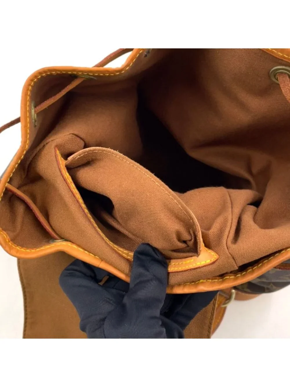 Louis Vuitton Montsouris MM Monogram Leather Backpack